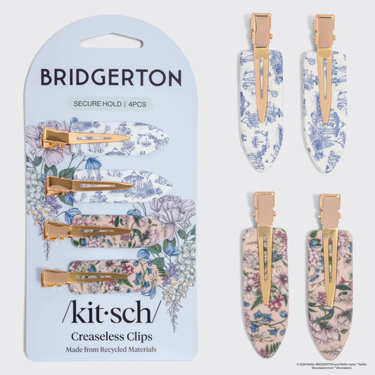 Bridgerton Creaseless Clips in Toile in Bloom