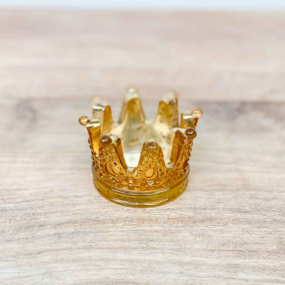 Glass Crown Votive