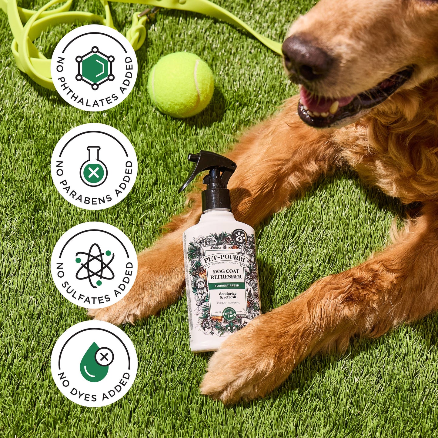 8 oz Pet~Pourri Dog Coat Refresher