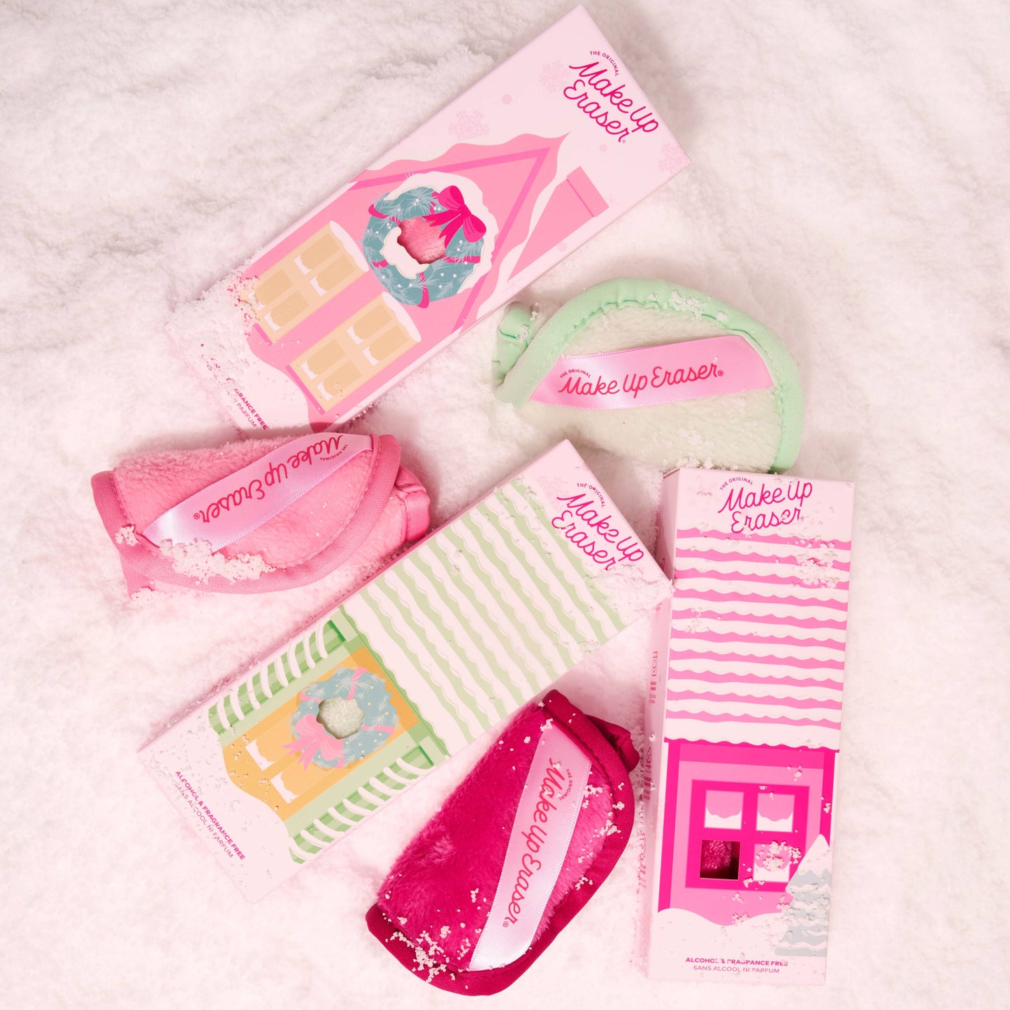 MakeUp Eraser Winter Village Set of 3