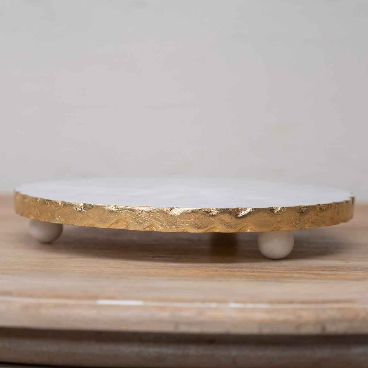 Marble & Gold Trivet Stand