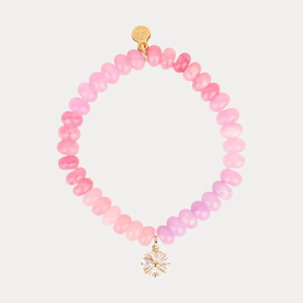 Pansy Beaded Bracelet