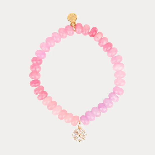 Pansy Beaded Bracelet