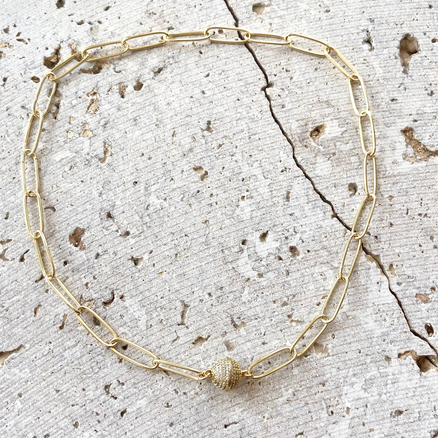 Magnetic Paperclip Chain
