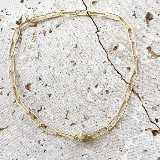 Magnetic Paperclip Chain