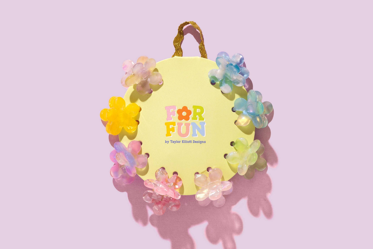 FOR FUN- Mini Flowers Claw Clip Set