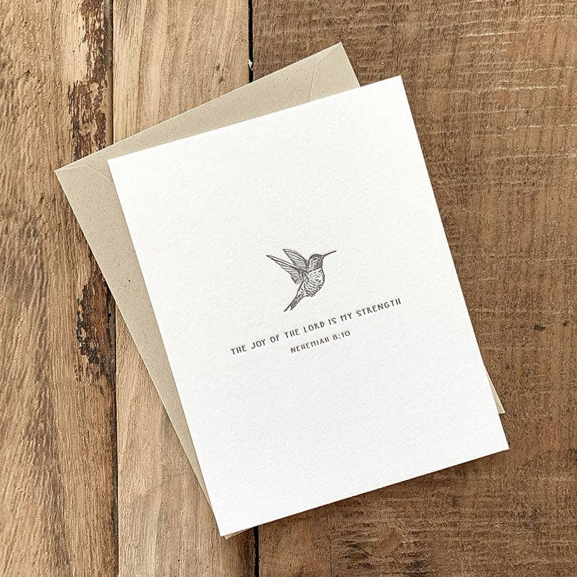 Nehemiah 8:10 Note Card