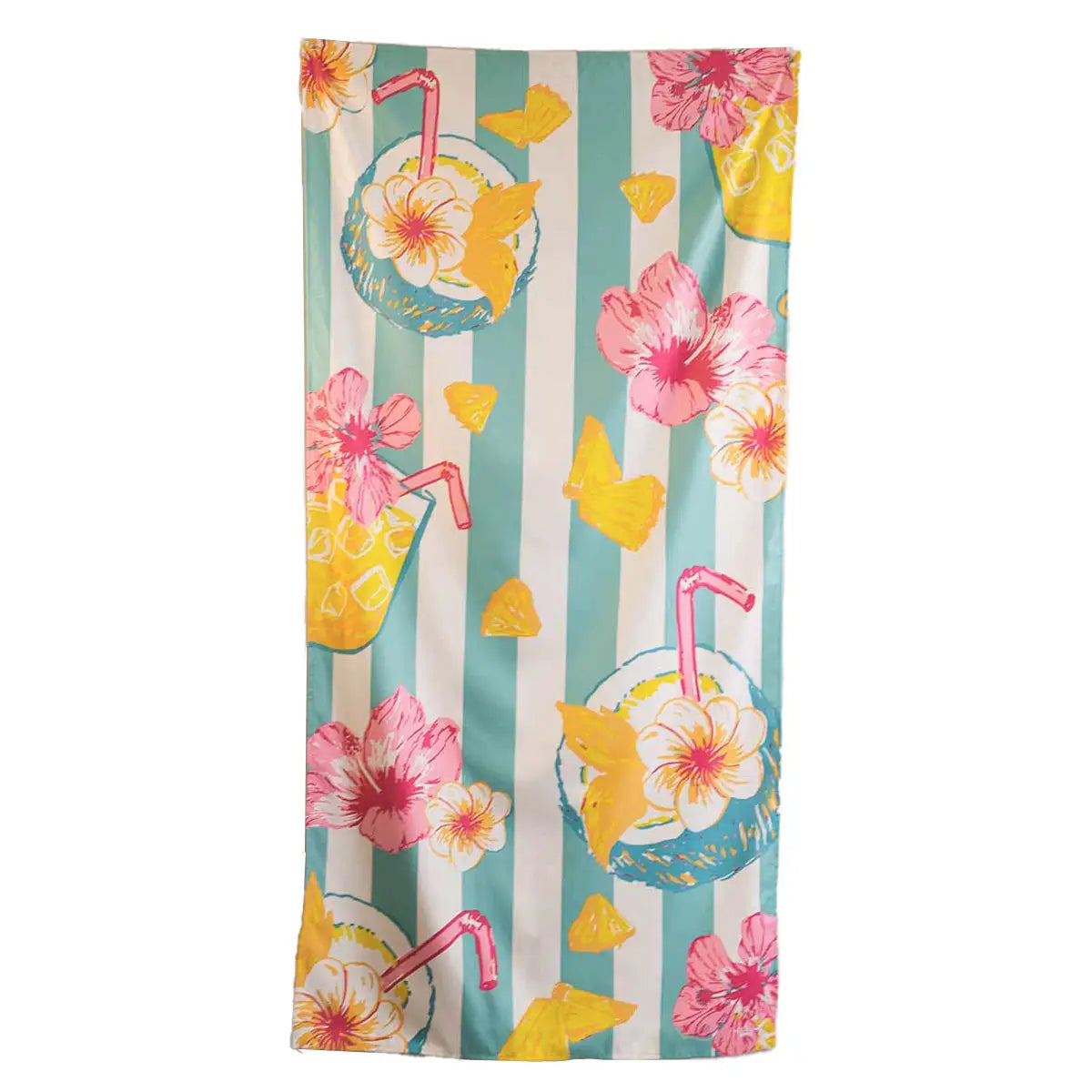 Coconut Colada Beach Towel