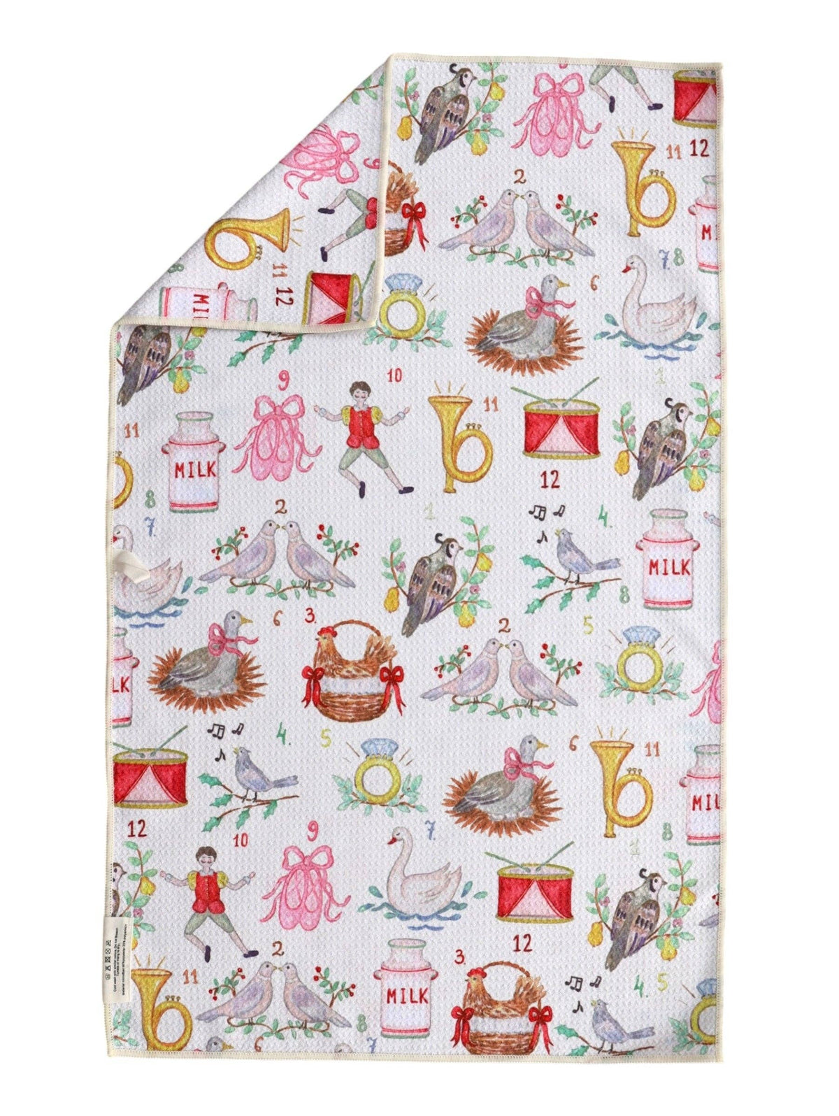Partridge Tree: Double-Sided Hand Towel