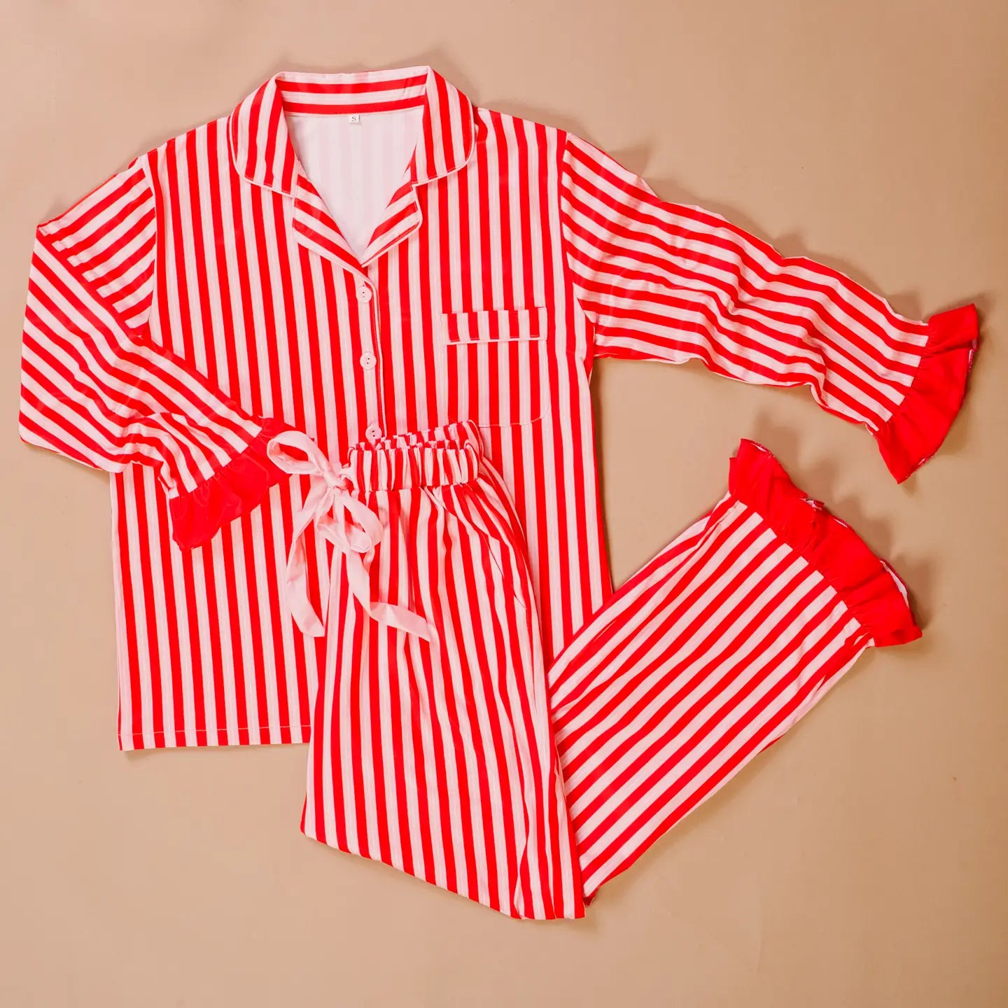 Peppermint Stripes Pajama Set