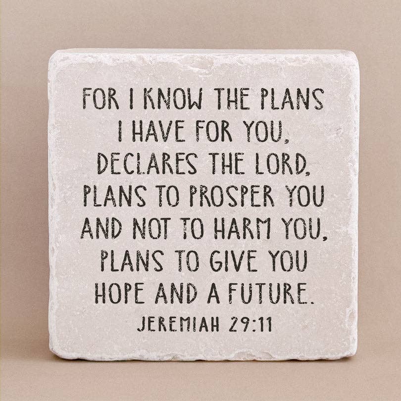 Art Scripture Stone Jeremiah 29:11