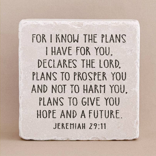 Art Scripture Stone Jeremiah 29:11