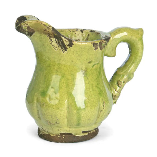 Green Ceramic Pitcher