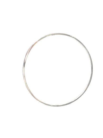 Burnished Thin Flat Bangle