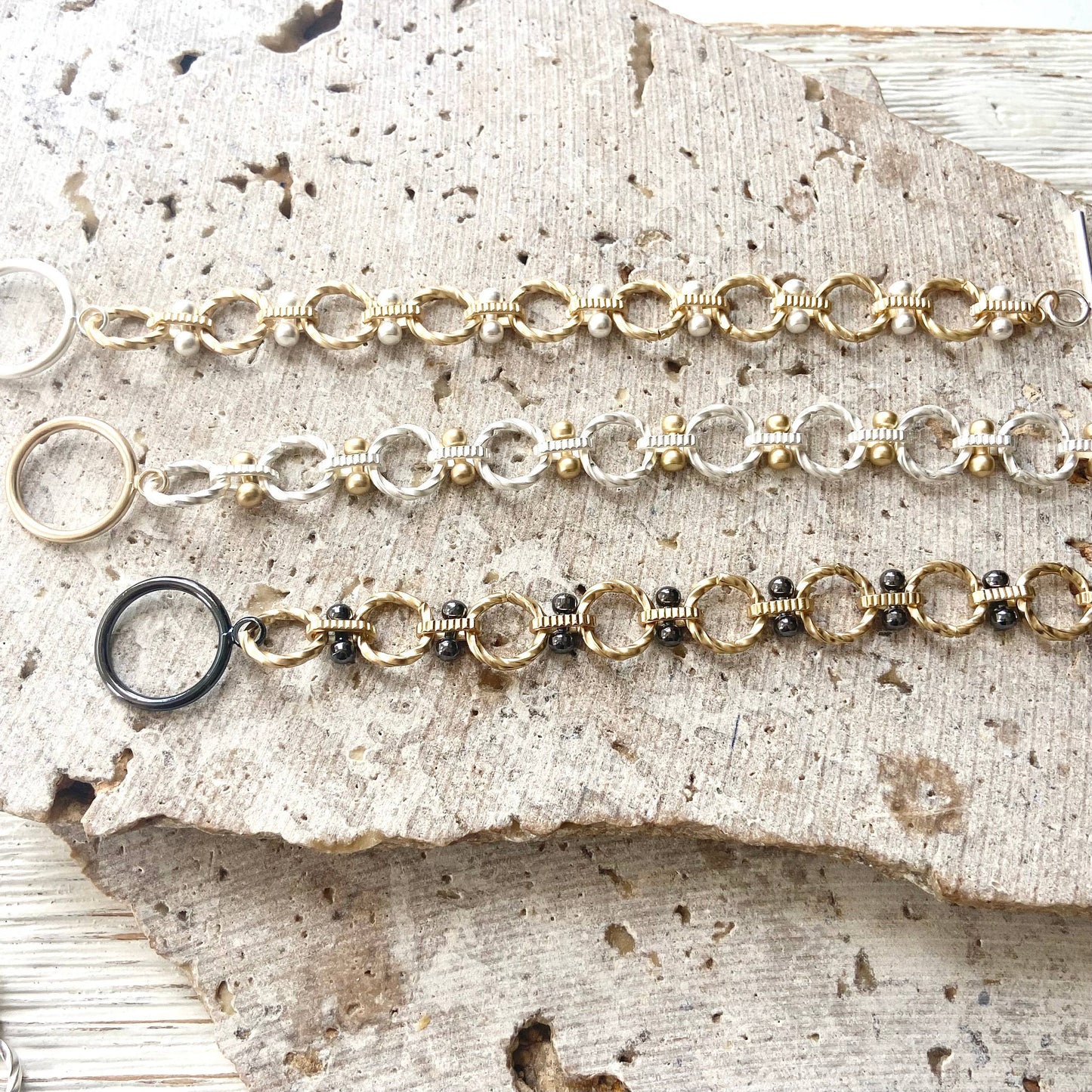 Matte Two-Toned Bracelets