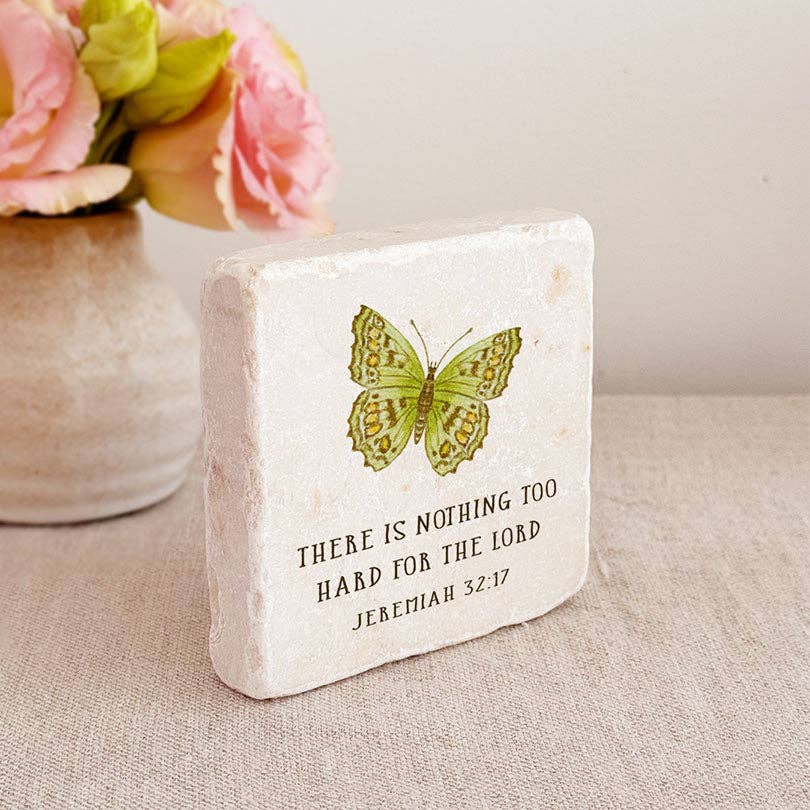Art Scripture Stone Jeremiah 32:17