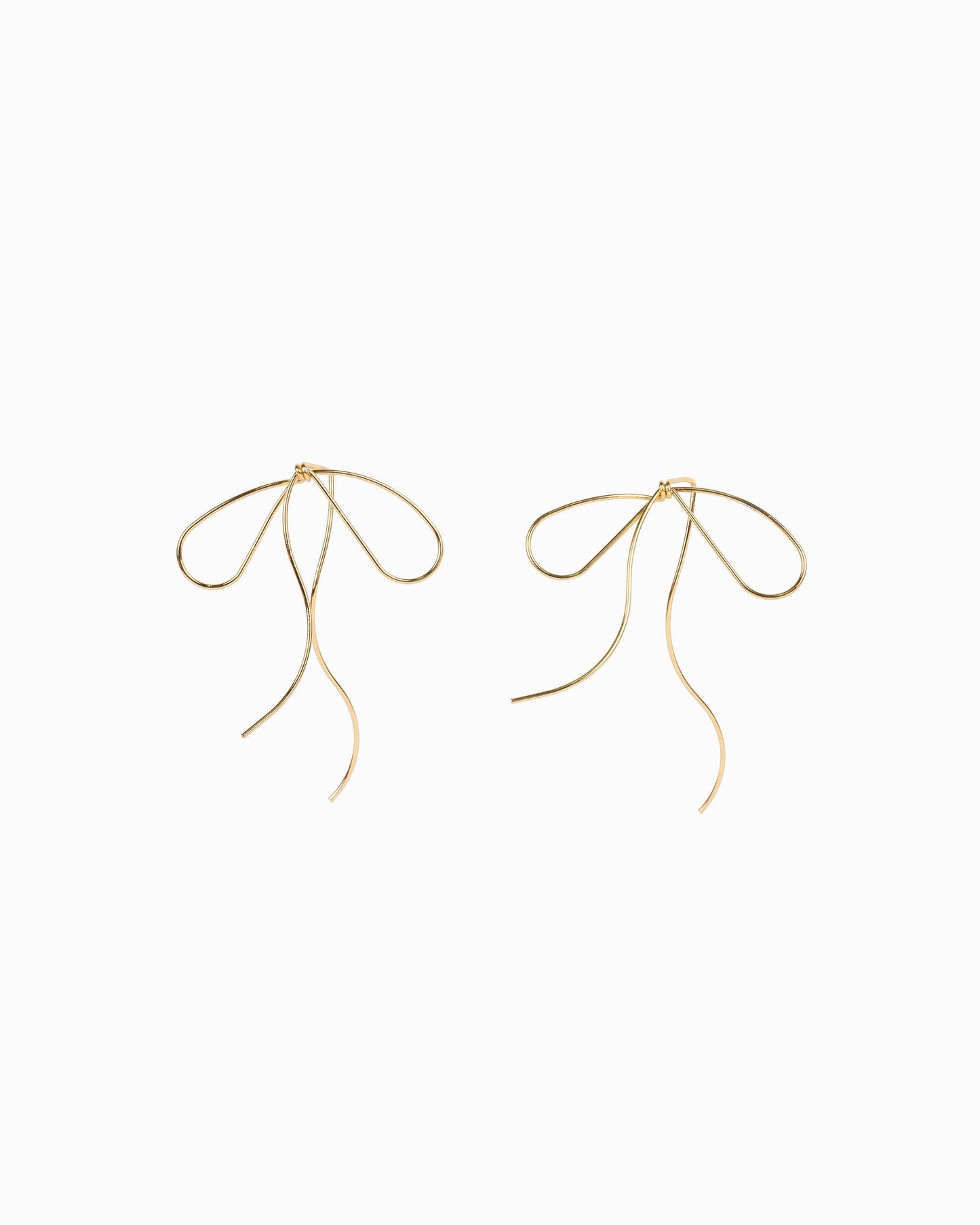 Freestyle Wire Bow Earrings