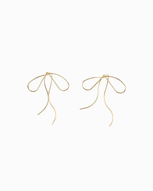 Freestyle Wire Bow Earrings