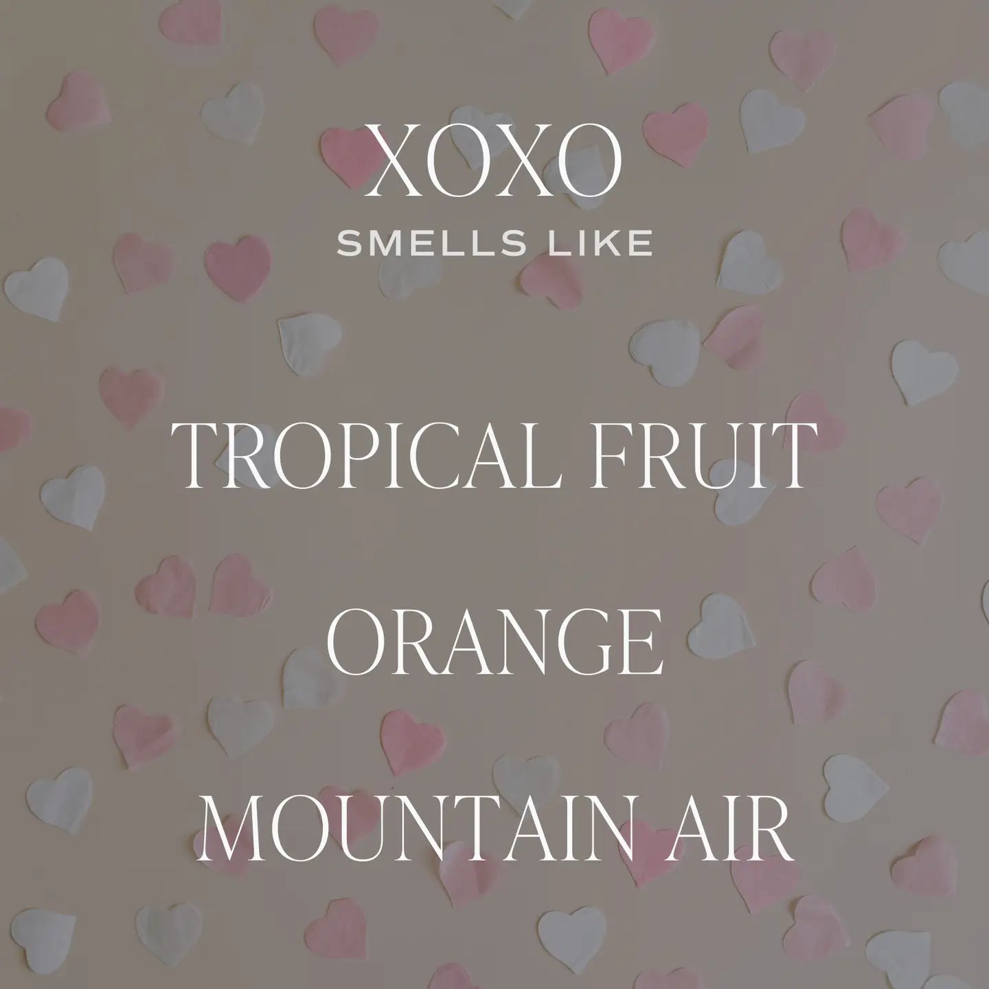 Pink "XOXO" 15oz. Candle