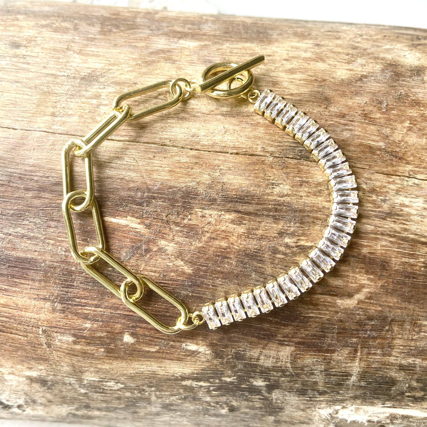 Long Crystal Bracelet