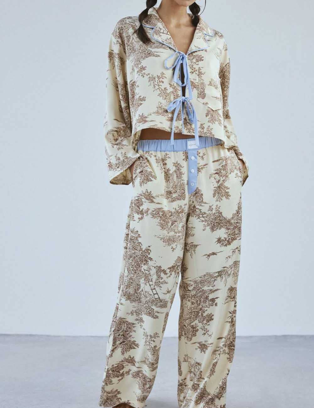 Toile Soft Pajama Set
