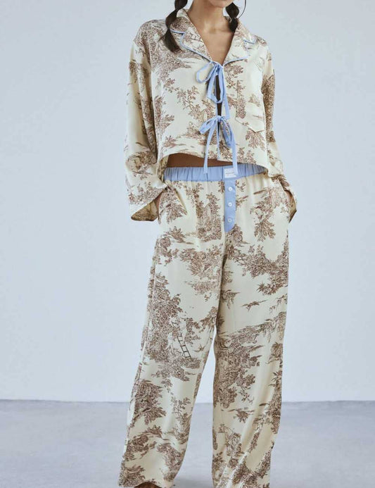 Toile Soft Pajama Set