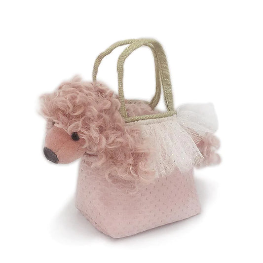 Pink Plush Poodle in Purse