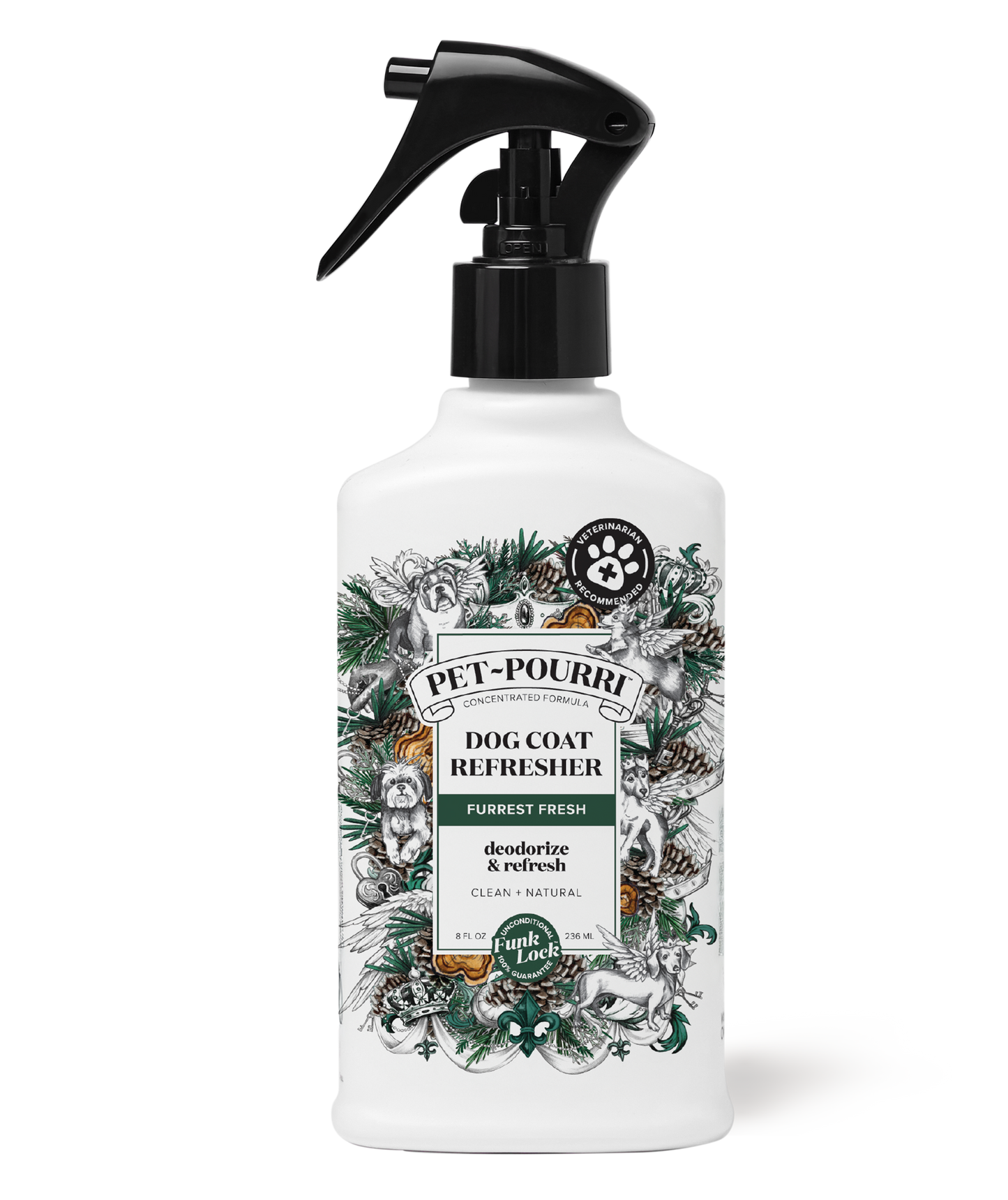 8 oz Pet~Pourri Dog Coat Refresher