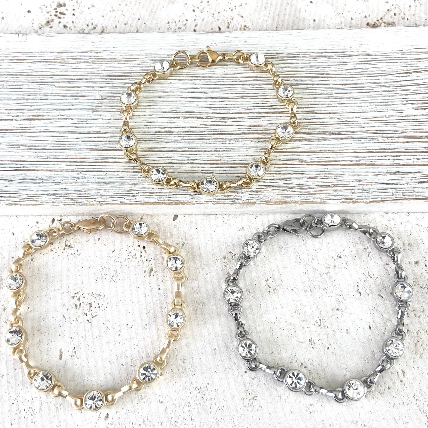 Crystal Single Simple Bracelet 