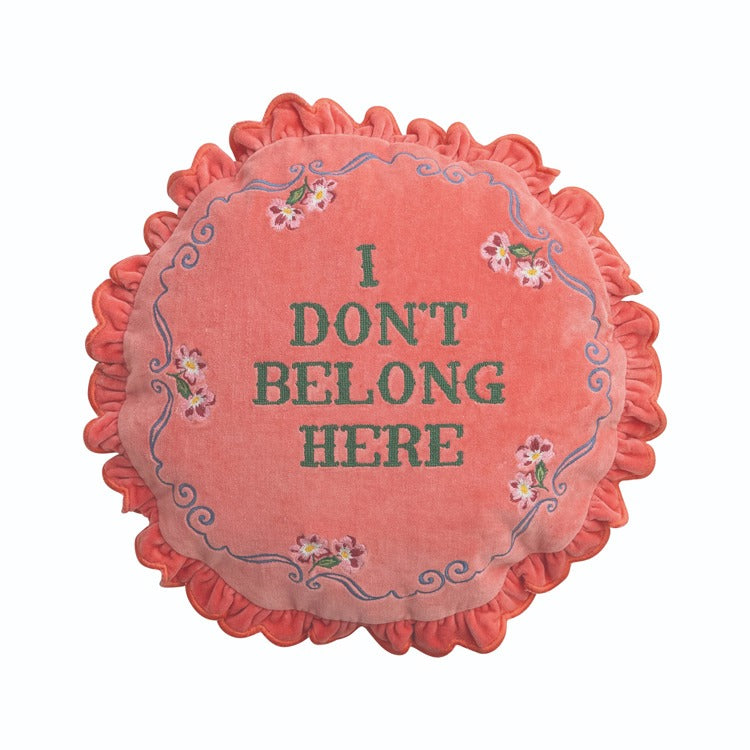 Velvet Printed Pillow