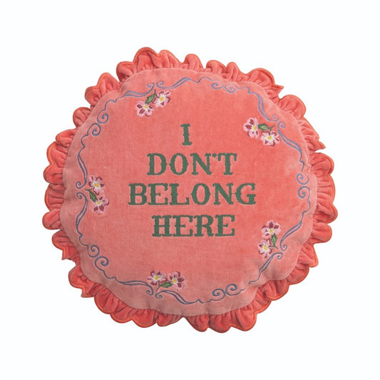 Velvet Printed Pillow