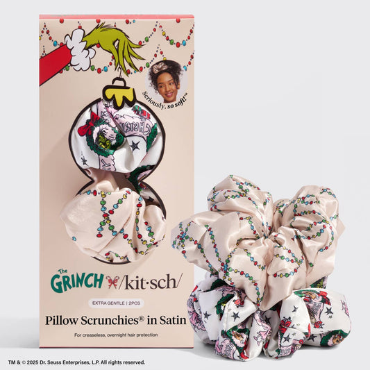 The Grinch x Kitsch Satin PillowScrunchies®