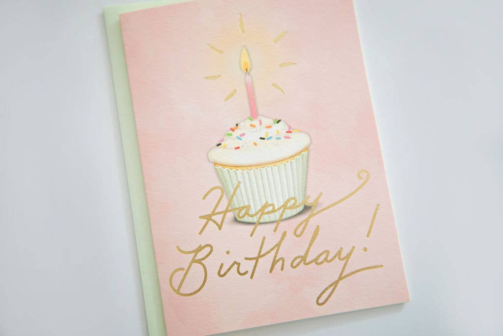 Golden Birthday Greeting Card