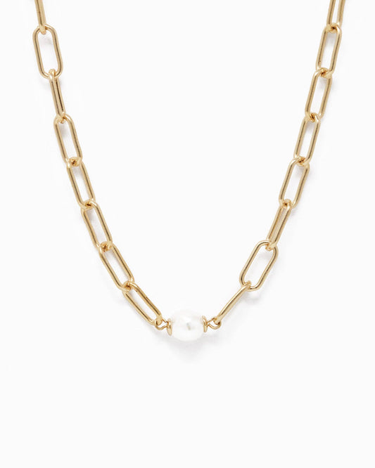 Freshwater Pearl Paperclip Choker