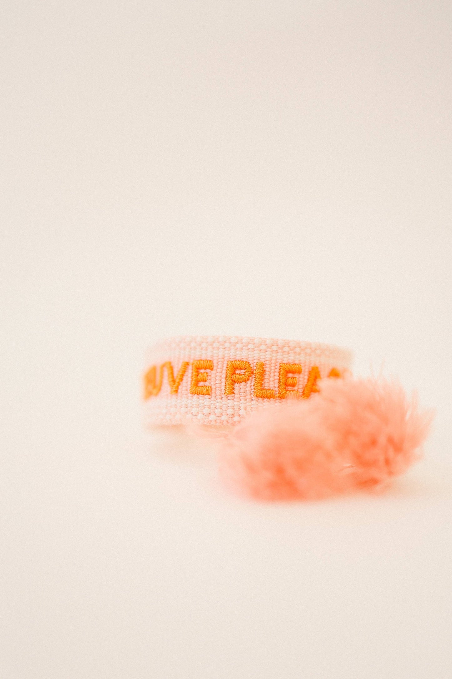 "More Veuve Please" Woven Bracelet