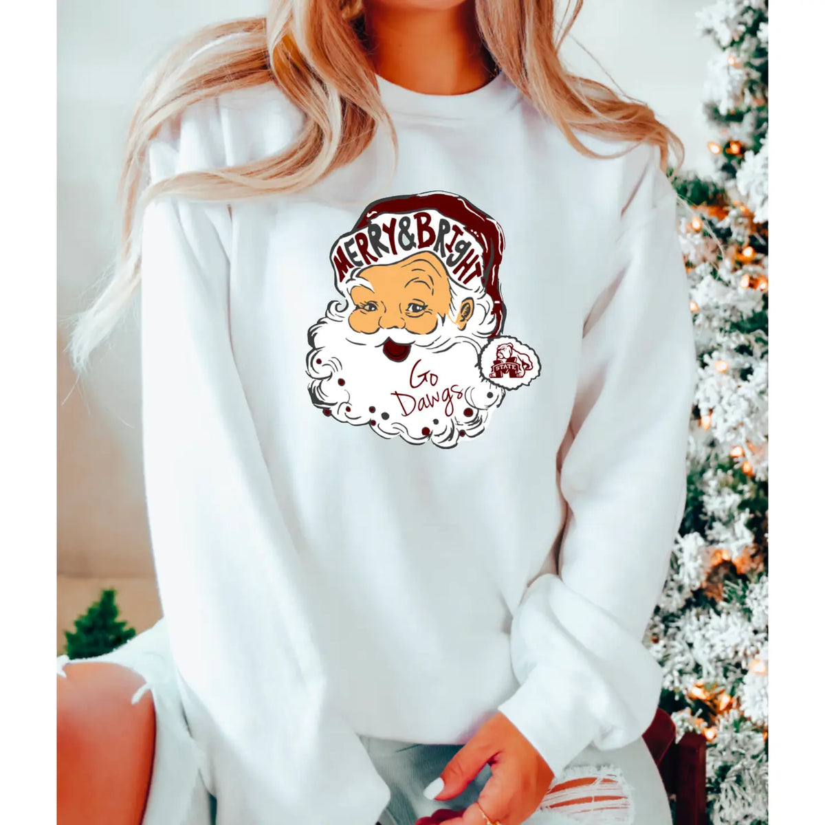 Holiday Collegiate Crewneck