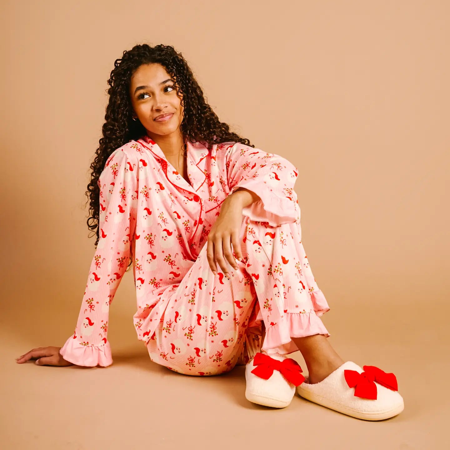 Holly Jolly Santa Pajama Set