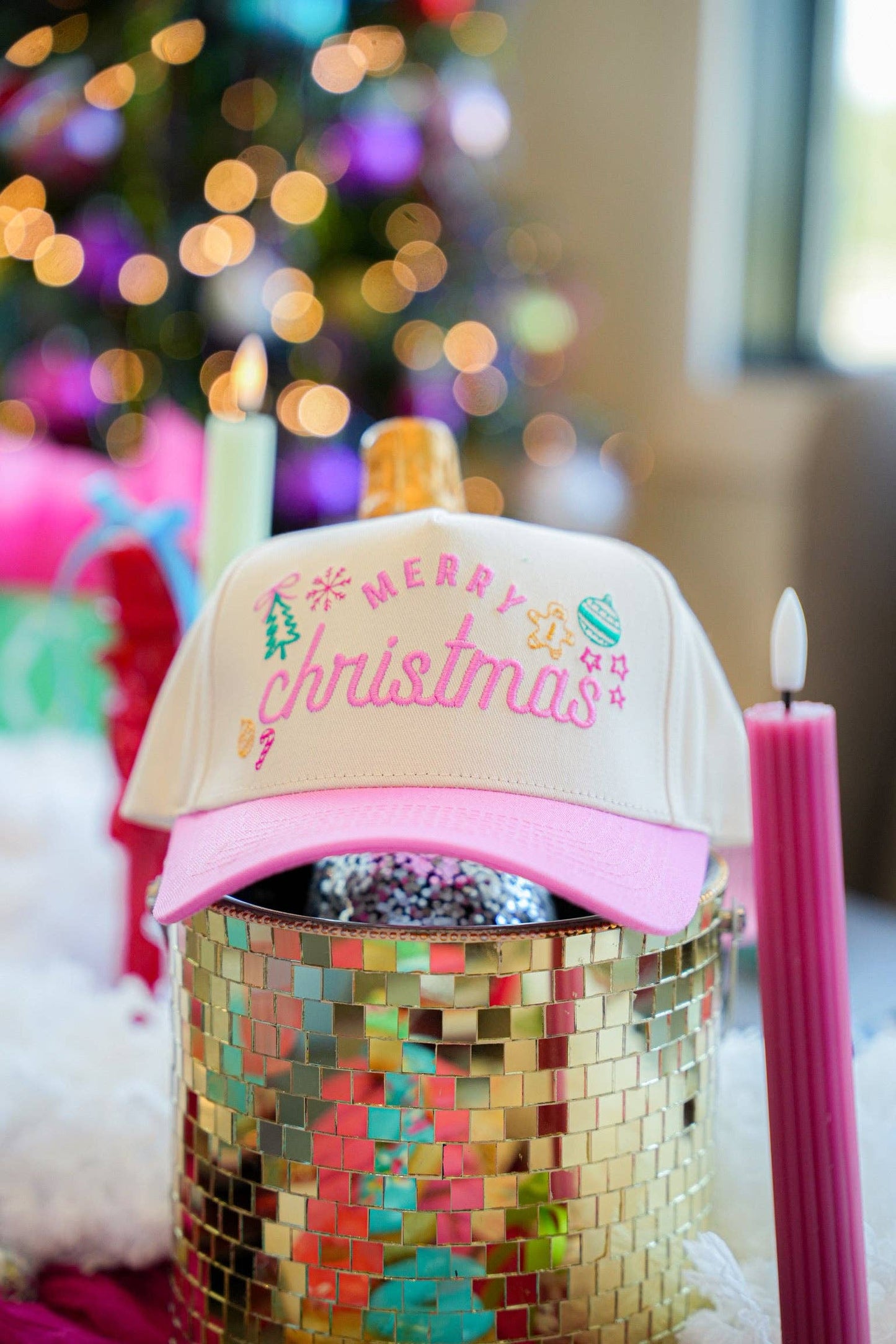 Merry Christmas Icon Hat