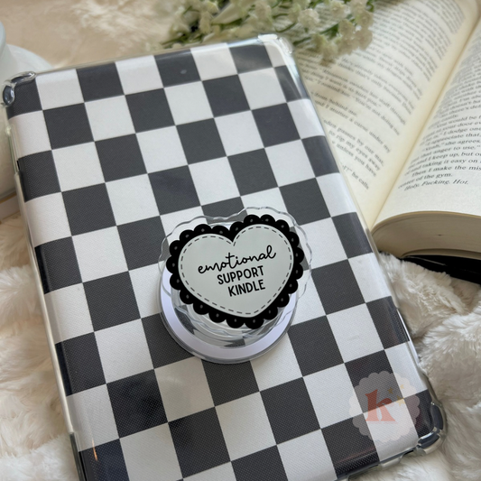 "Emotional Support" Kindle Grip