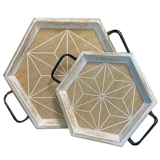 Helena Hexagon Trays