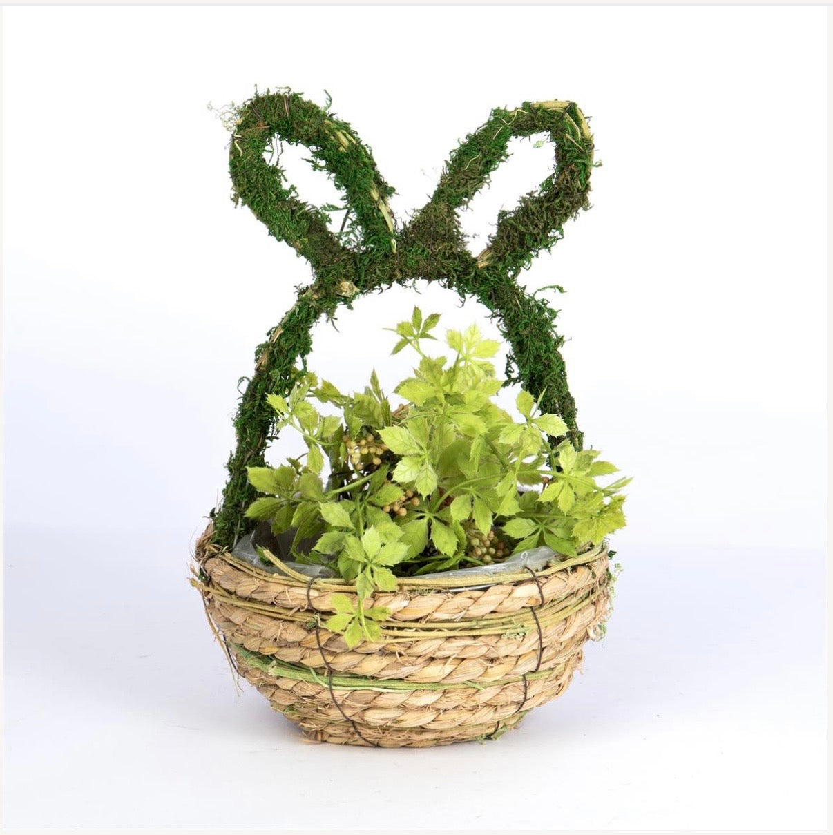 Moss Bunny Basket