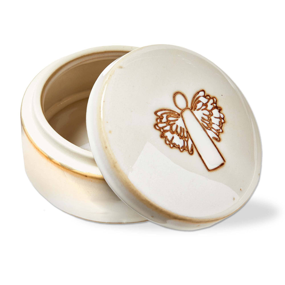 Angel Trinket Dish w/Lid
