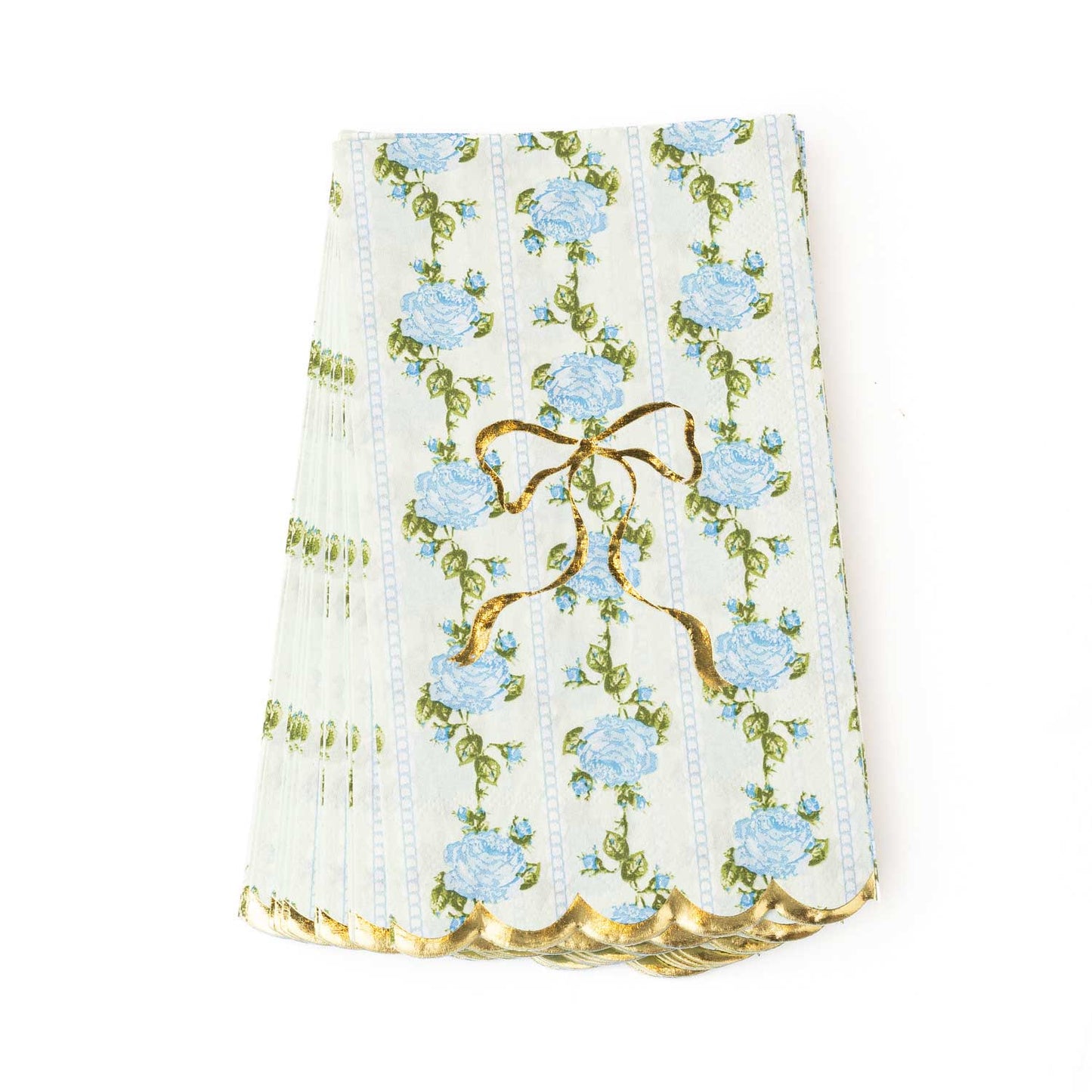 Vintage Rose Mint Paper Guest Towel Packs