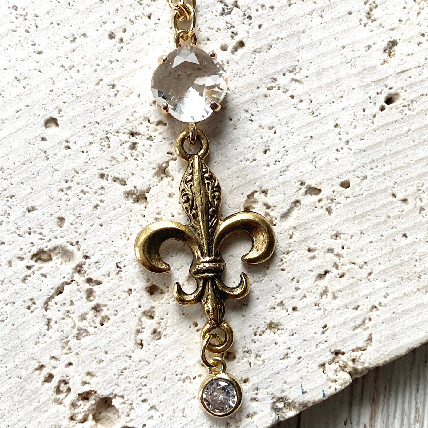 Fleur De Lis Layering Necklace