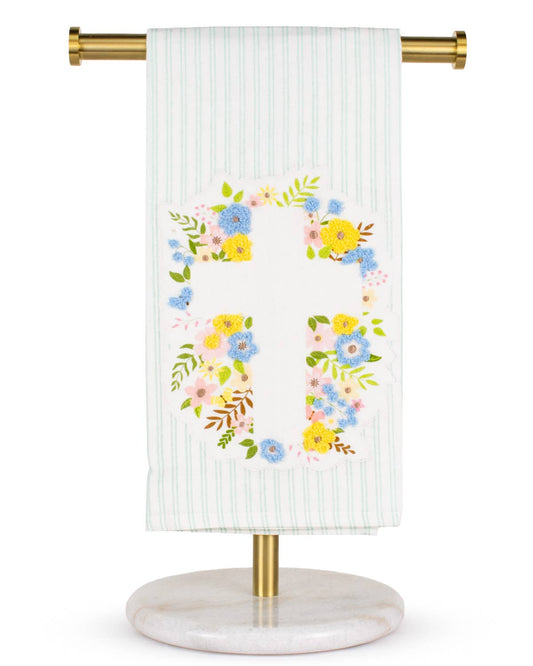 Elise Cross Hand Towel