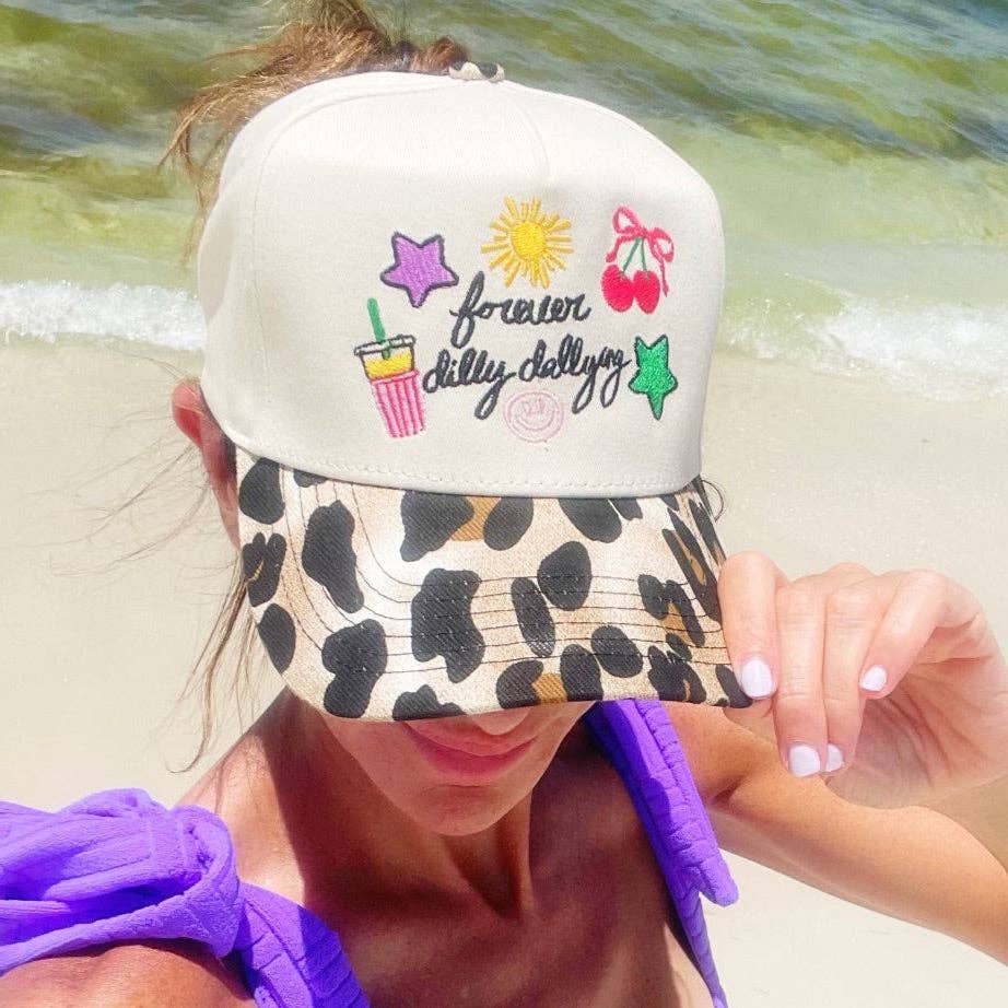 Forever Dilly Dally Leopard Hat