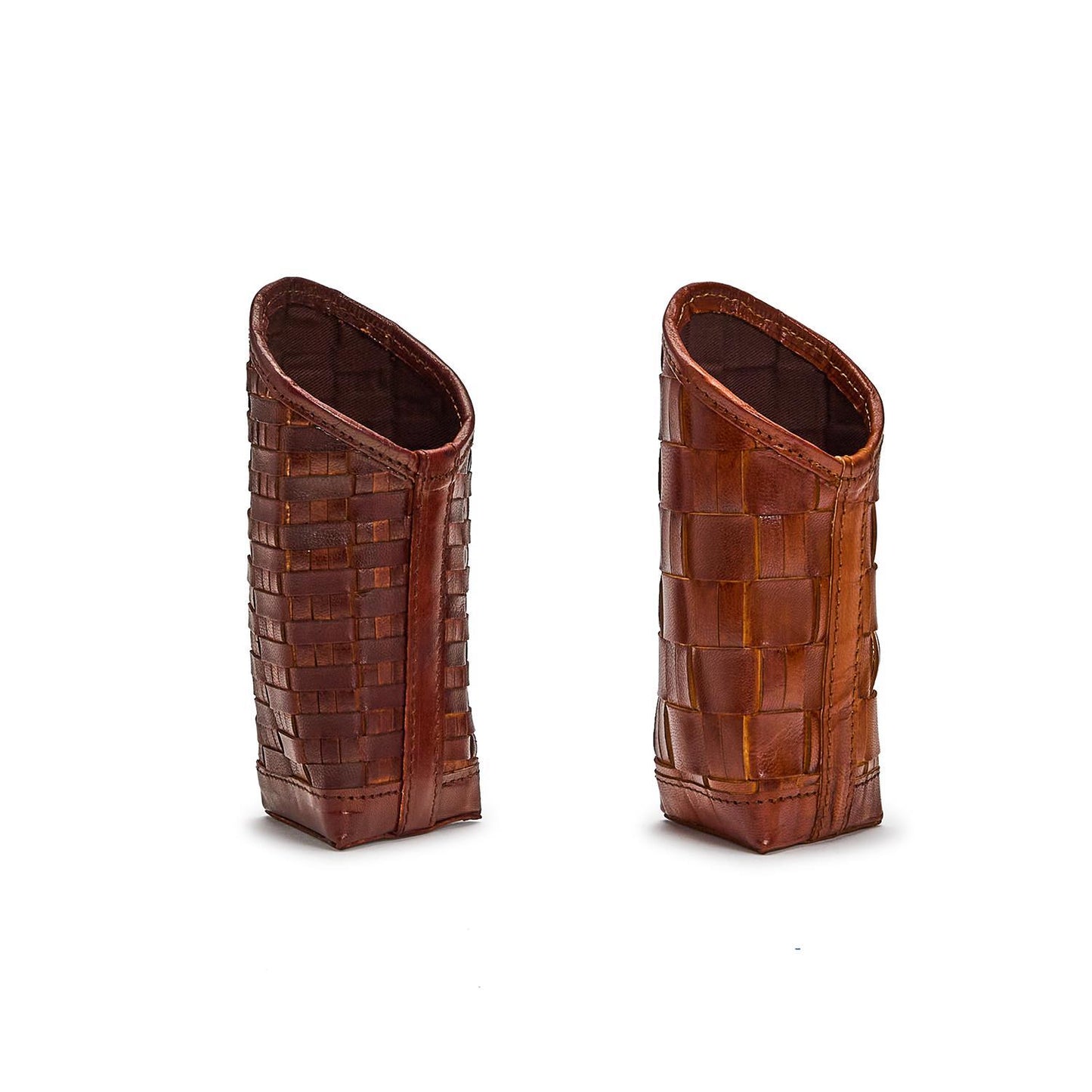 Woven Leather Eyeglass Holder
