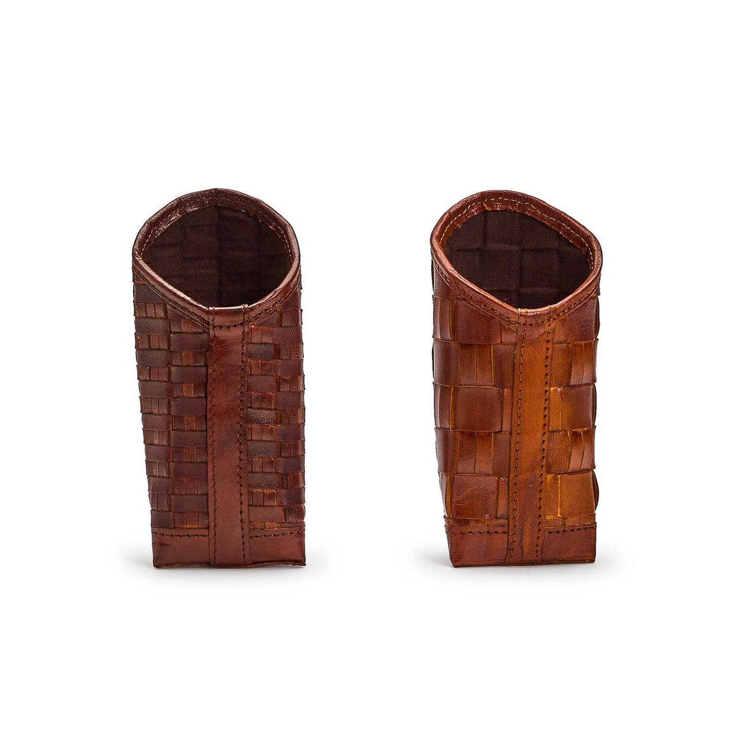 Woven Leather Eyeglass Holder