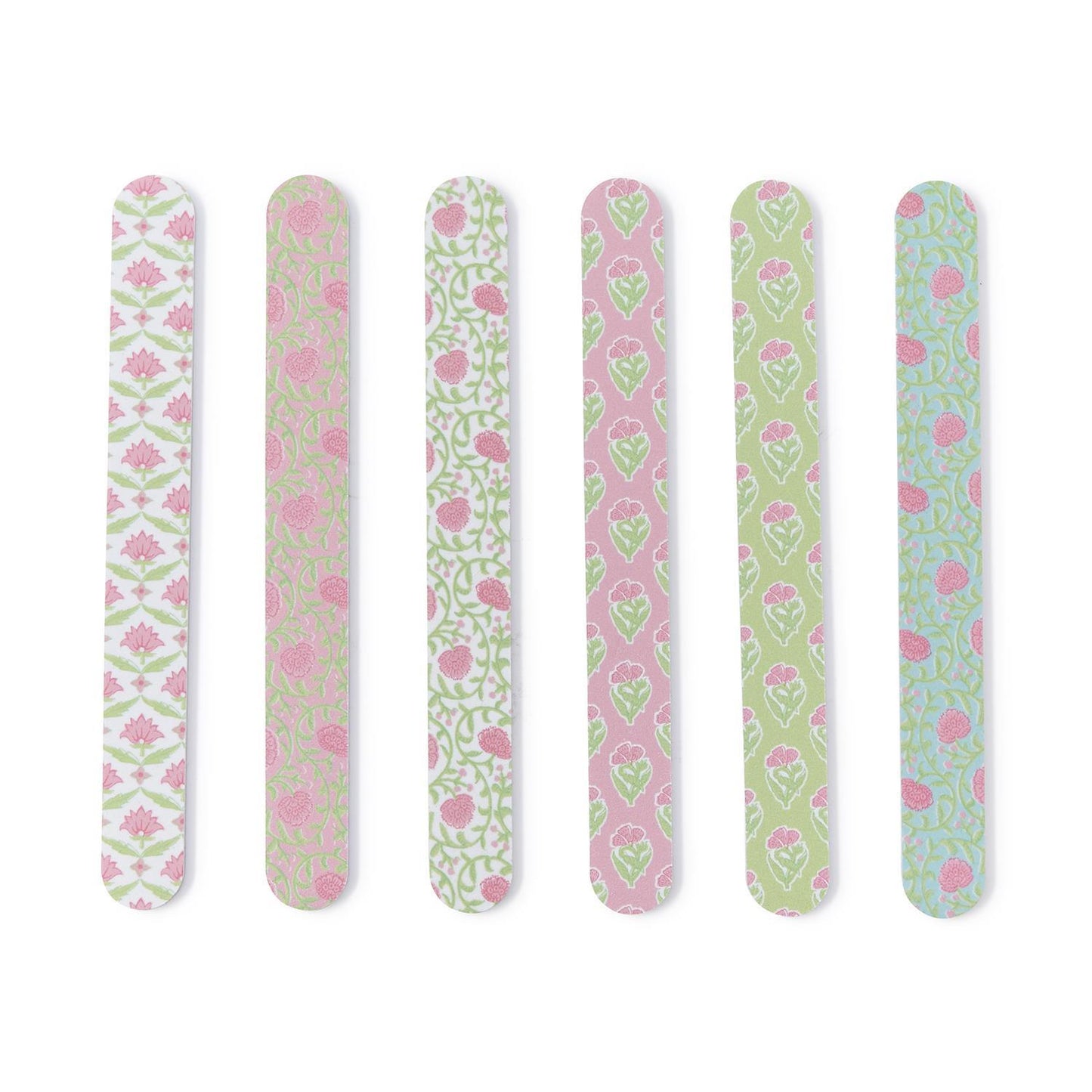 Floral Block Print Emery Board