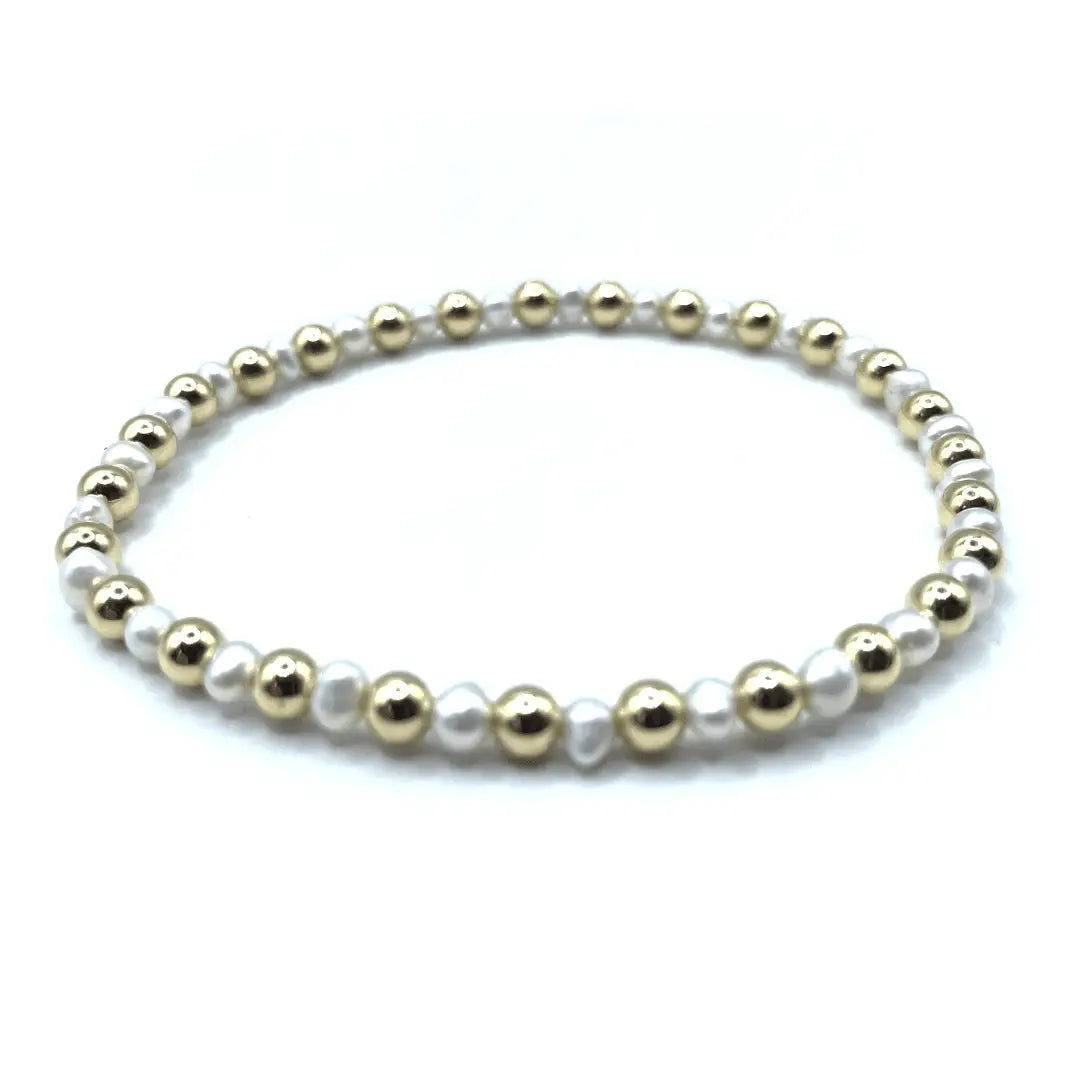 4mm Montauk 14k + Gold Bracelet